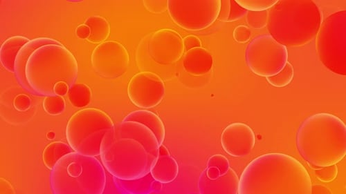 4k orange Kreise mit Farbverlauf