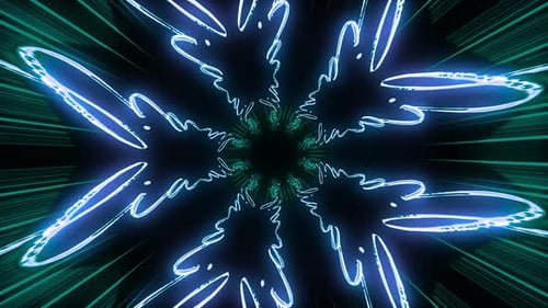 Video mit abstraktem VJ-Nomenhintergrund