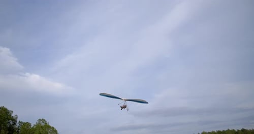 Orlando Hang Gliding Slow Motion Close-up