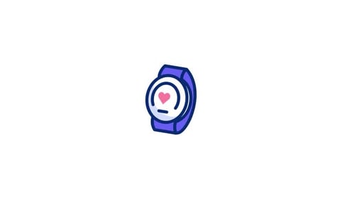 Animiertes Fitness-Symbol