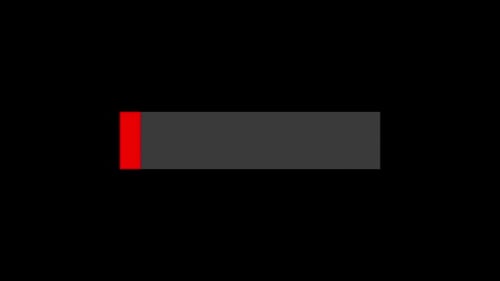 Creator Collection: Dark colored and narrow single lined lower third with rotating animation