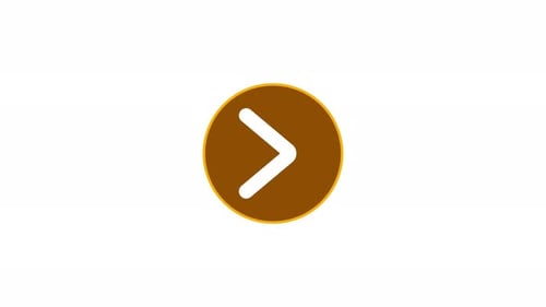 Minimalist Pulsing Right Arrow Circle Icon Animation
