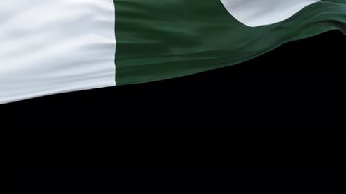 La transición de la bandera de Pakistán se revela sin problemas en Alpha 4K