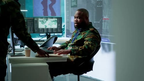 Men Working with Technology in a Modern Office