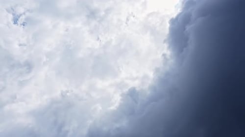 Dramatic Clouds Swirling in the Sky