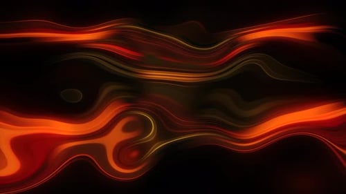 Abstrakte bunte Flammen auf schwarzem Hintergrund