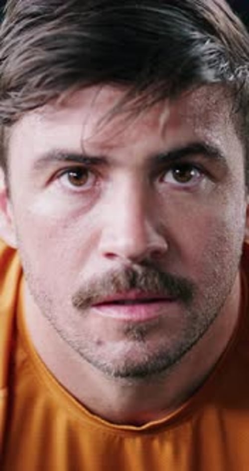 Fitness, face of man and tired at gym with intense workout, endurance challenge or sweating