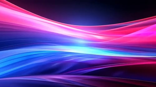 Abstract flowing vibrant colours