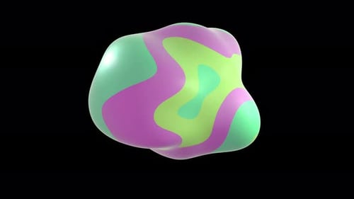 Dreamy Pastel Blobs Morph & Float Loop 4K