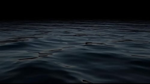 Superficie de agua oscura