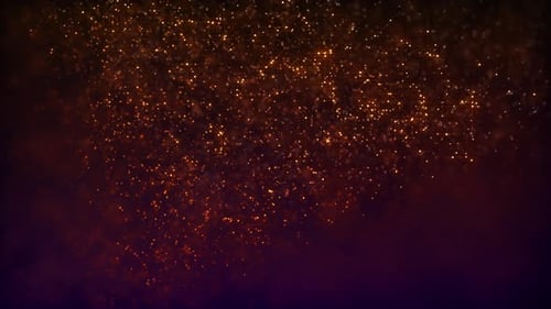 Elegant Gold Star Particles