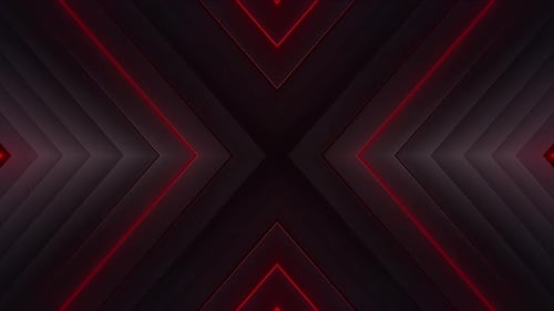 4 K Synchronized Neon Blocks 4