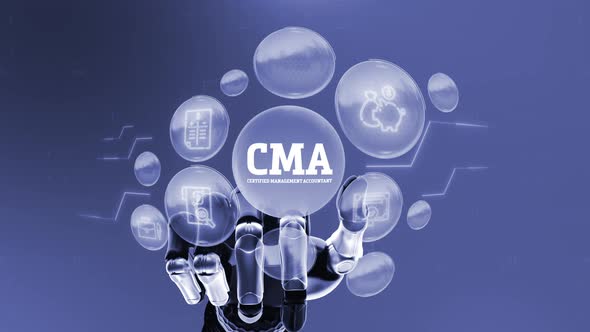 Digital Screen, Cma Certified Management Accountant, Robotic Concept ...