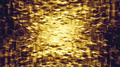 Gold Tech Geometrische abstrakte Struktur
