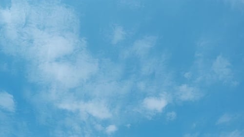 4K sky time lapse, Clear very nice soft blue sky