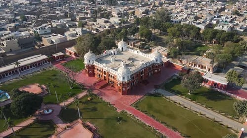 Vue aérienne de Barbar Mahal Bahawalpur, Pakistan.