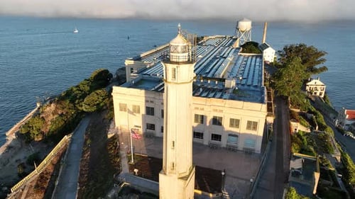 Alcatraz Island bei San Francisco in Kalifornien, Vereinigte Staaten.