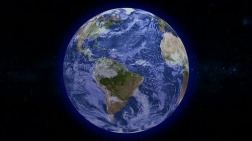 the earth planet and galaxy background