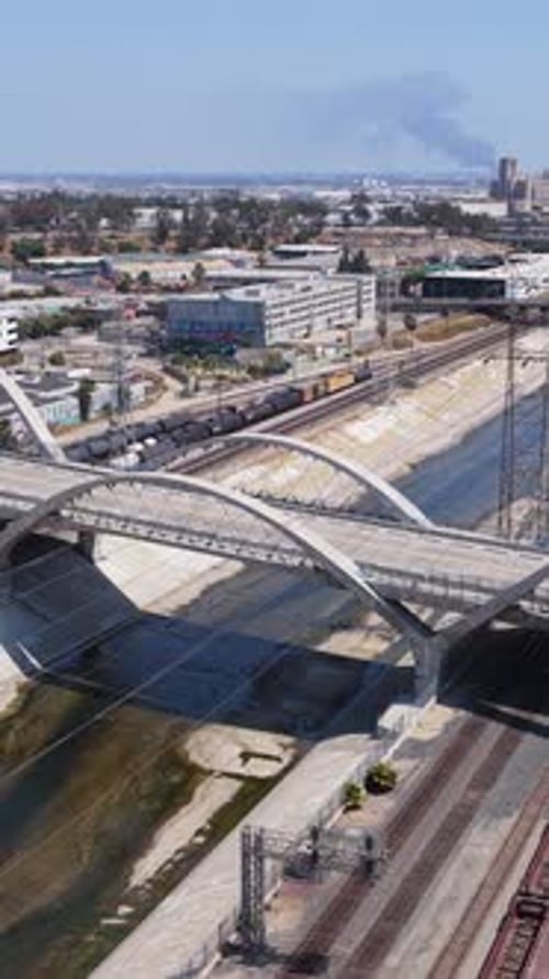 New Sixth Street Viaduct Over Los Angeles River Iconic Replacement Bridge Connecting Boyle Heights
