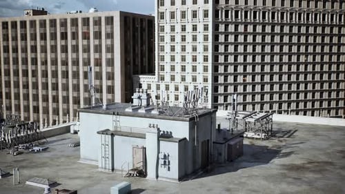 A Modern Skyscraper Reflecting the Sky in Its Numerous Windows