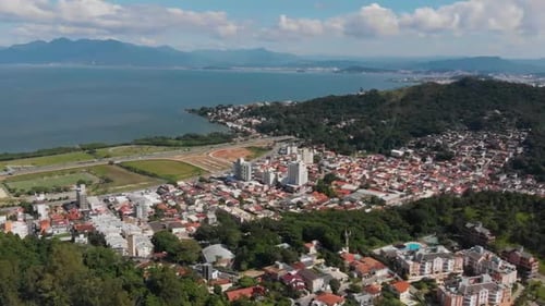 Drone de bairros de Florianópolis