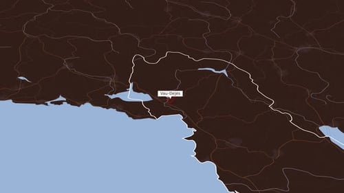 Carte rotative de Vau I Dejës, Albanie