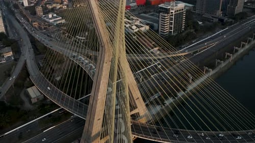 Vista aérea de São Paulo, Brasil.