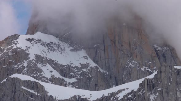 Fitz Roy Mountain Range in Patagonia Argentina, Nature Stock Footage ft ...