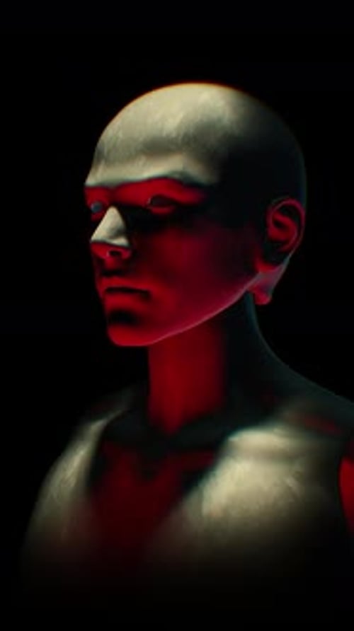 Endless Row Of Hollow Portrait Humanoids