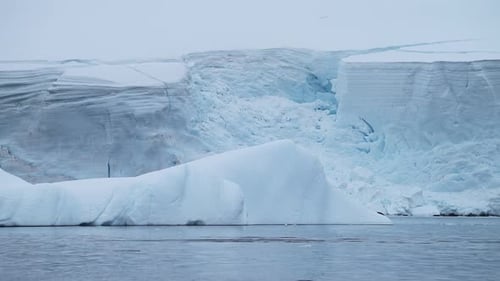 The Stunning Beauty Of Giant Ice Glaciers Melting Into Ocean