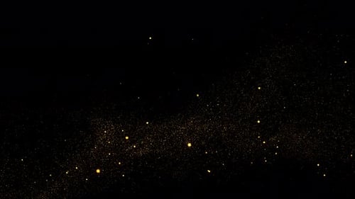 Gold Particles Background Loop