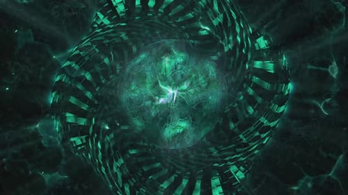 Futuristic Saphere Energy Vortex Animation 8