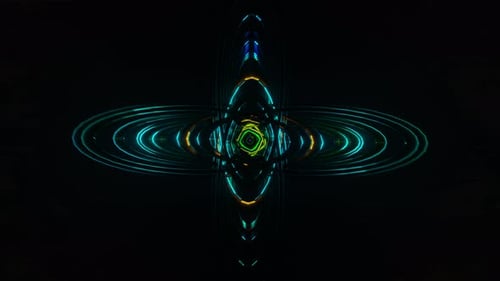 Neon Disco Strobe Lights in Flashing VJ Loop Motion