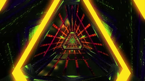 Dynamic Light Particles Tunnel Loop