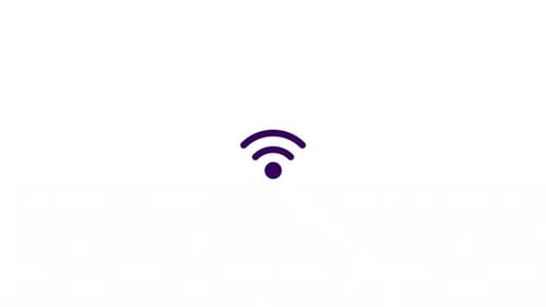 Minimalist Wi-Fi Icon Pulse Animation