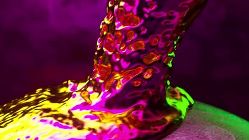 The Metallic Brain Becomes Liquid and Spreads Over a Metallic Rotating Sphere