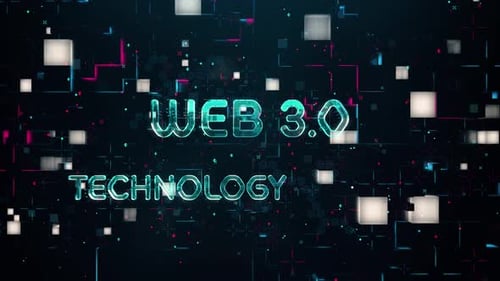 Futuristic Digital Technology and Web3 Metaverse Titles