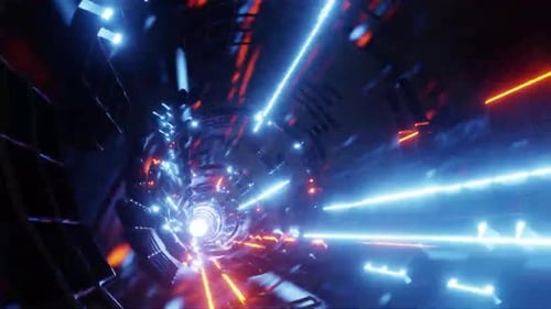 Colorful Lightings Animation Background