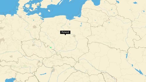 Animated Map Zoom to Highlight Poland