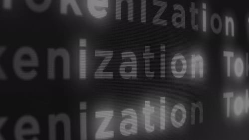 Tokenization Grid Screen Motion Background