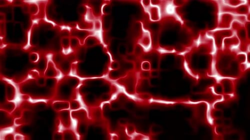 Dynamic Glowing Red Abstract Energy Pattern