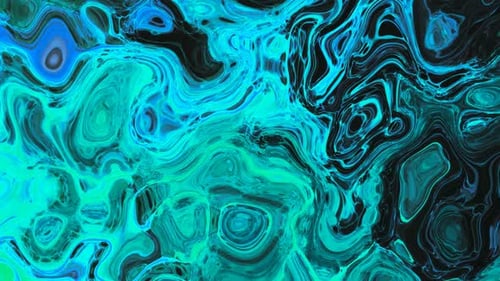Mesmerizing Abstract Liquid Swirls Background Animation