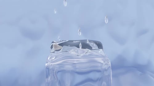 Abstrakte Glasanimation