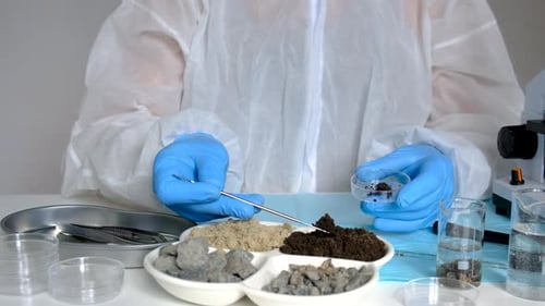 Soil Testing in the Laboratory Selective Focus