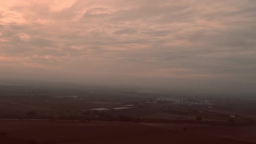 Sunrise over Clouds Aerial