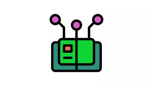 Animation des Buchsymbols