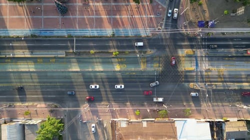 Santiago highway, metropolitan region, country of Chile