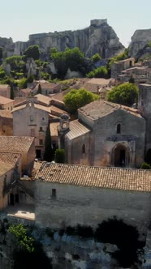 Les Baux De Provence Historical Village in the Provence Southern France