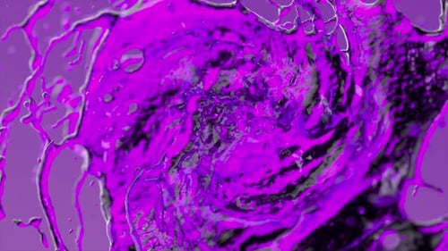 Dynamic Purple and Pink Fluid Swirl Animation