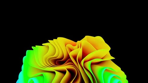 Dynamic Fluid Waves Abstract Background Animation